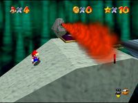 une photo d'Ã©cran de Super Mario 64 sur Nintendo 64